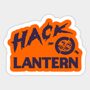 Hack-O-Lantern Sticker